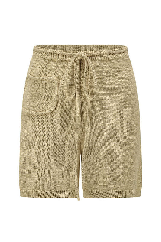 SWAYING 25 Early Autumn Pocket Straight Short Casual Pants SW-SW25PF3B09C2-JH Turmeric SW25PF3B09